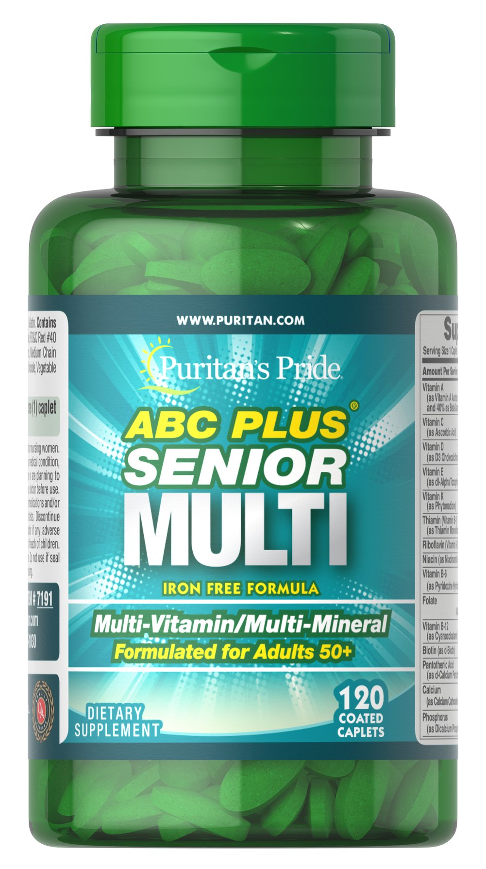 Витаминно-минеральный комплекс Puritan's Pride ABC Plus Senior ...