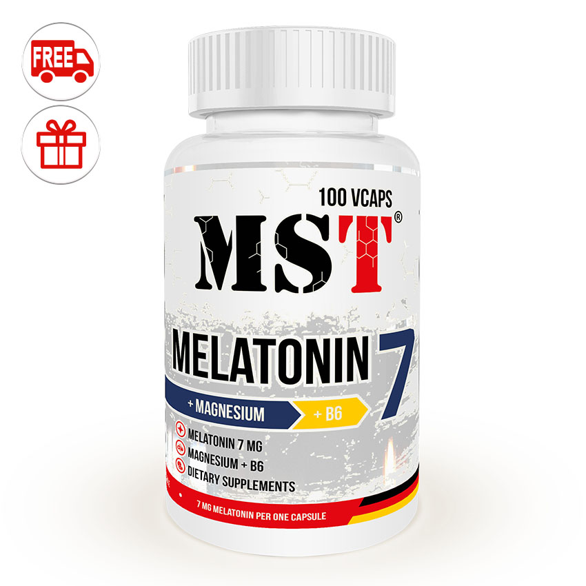 

Специальный продукт MST Nutrition Melatonine 7 mg 100 капсул