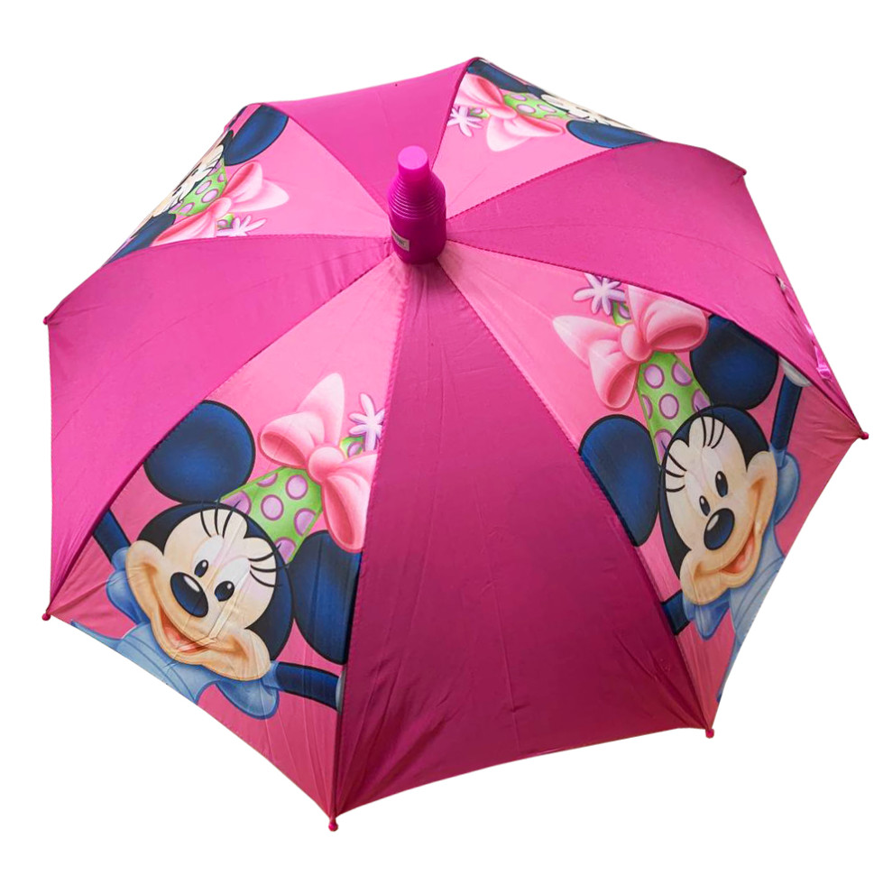 Зонтик-трость детский SY-18 с рисунком (Микки Маус Розовый) от продавца ...