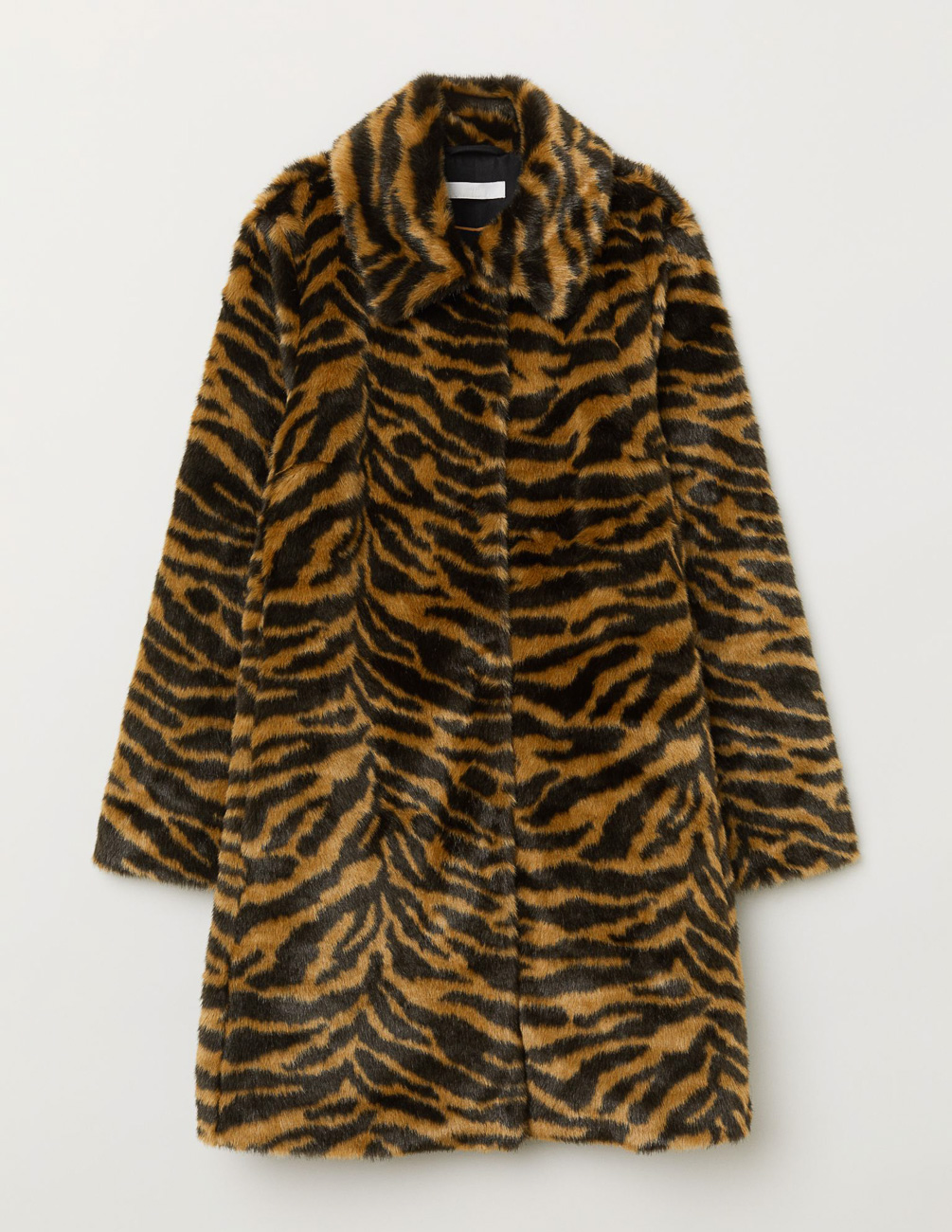 

Шуба H&M Ж1051439 цвет коричневый S