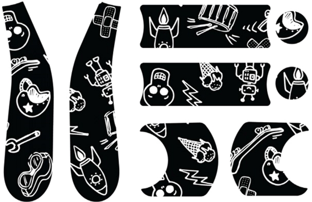 

Стикеры Doona Stickers Liki B&W Cool Sketch (SP555-99-020-000)
