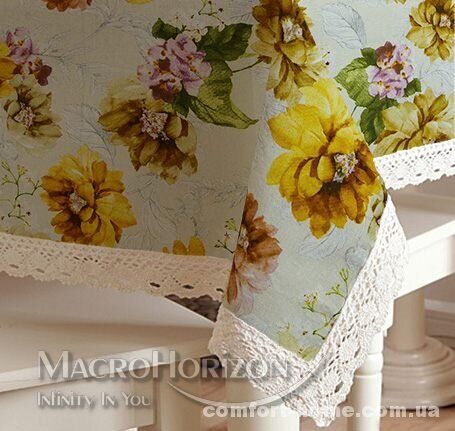 

Скатерть Provance Spain SANDY Адель Желтый, арт. MG-132576, Круг 180 см
