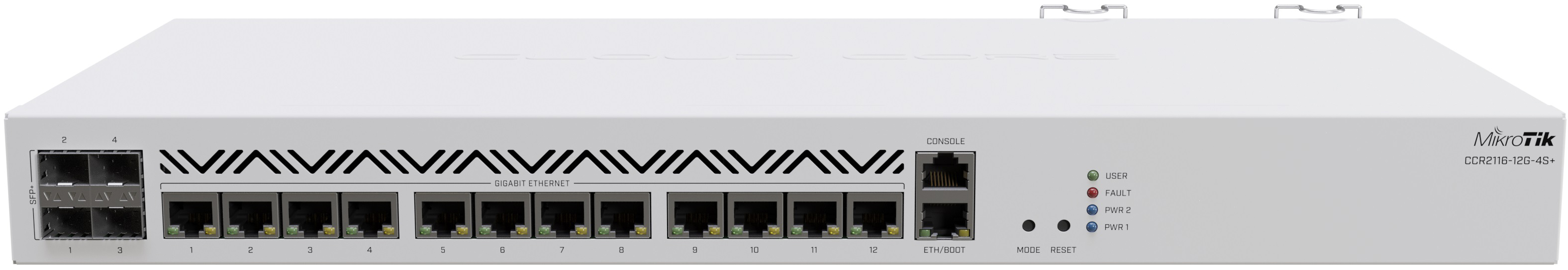 Маршрутизатор MikroTik CCR2116-12G-4S+ (12хGE, 4xSFP+, RouterOS 7 ...