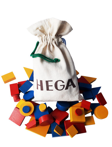 

Игра HEGA Блоки Дьенеша с пособием