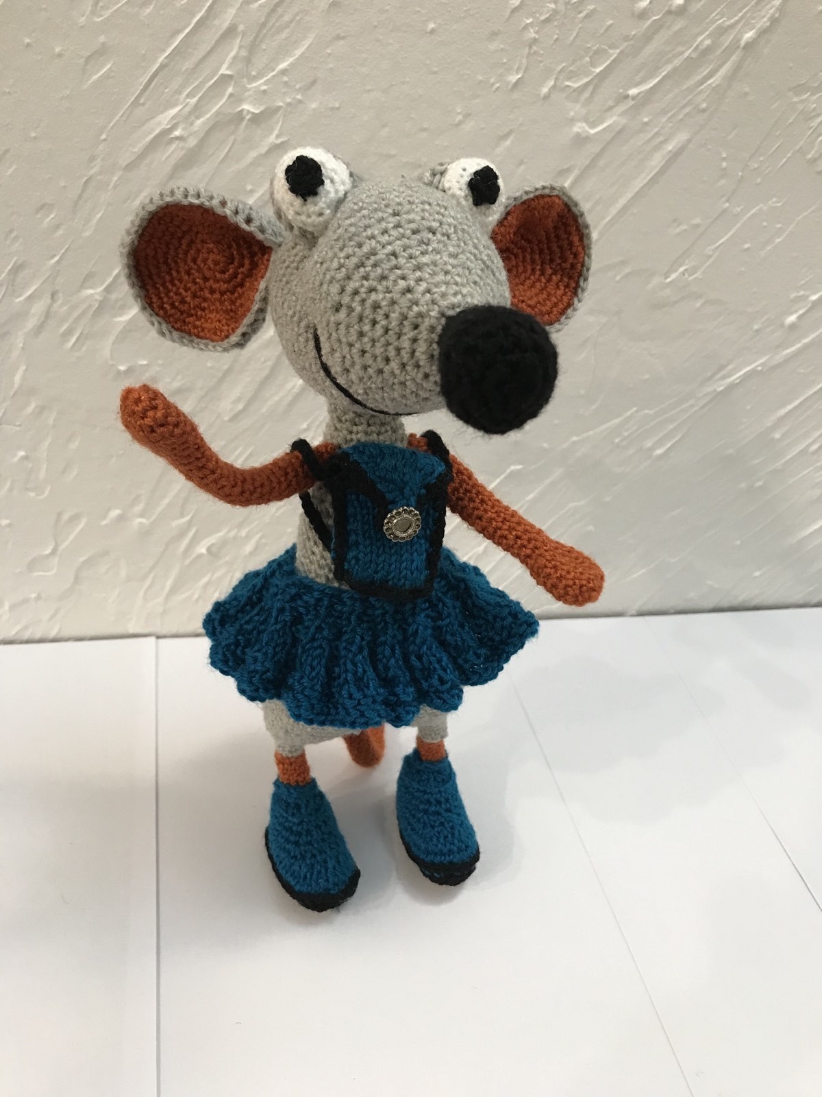 

Вязаная игрушка HandMade мышка (KTI-5)