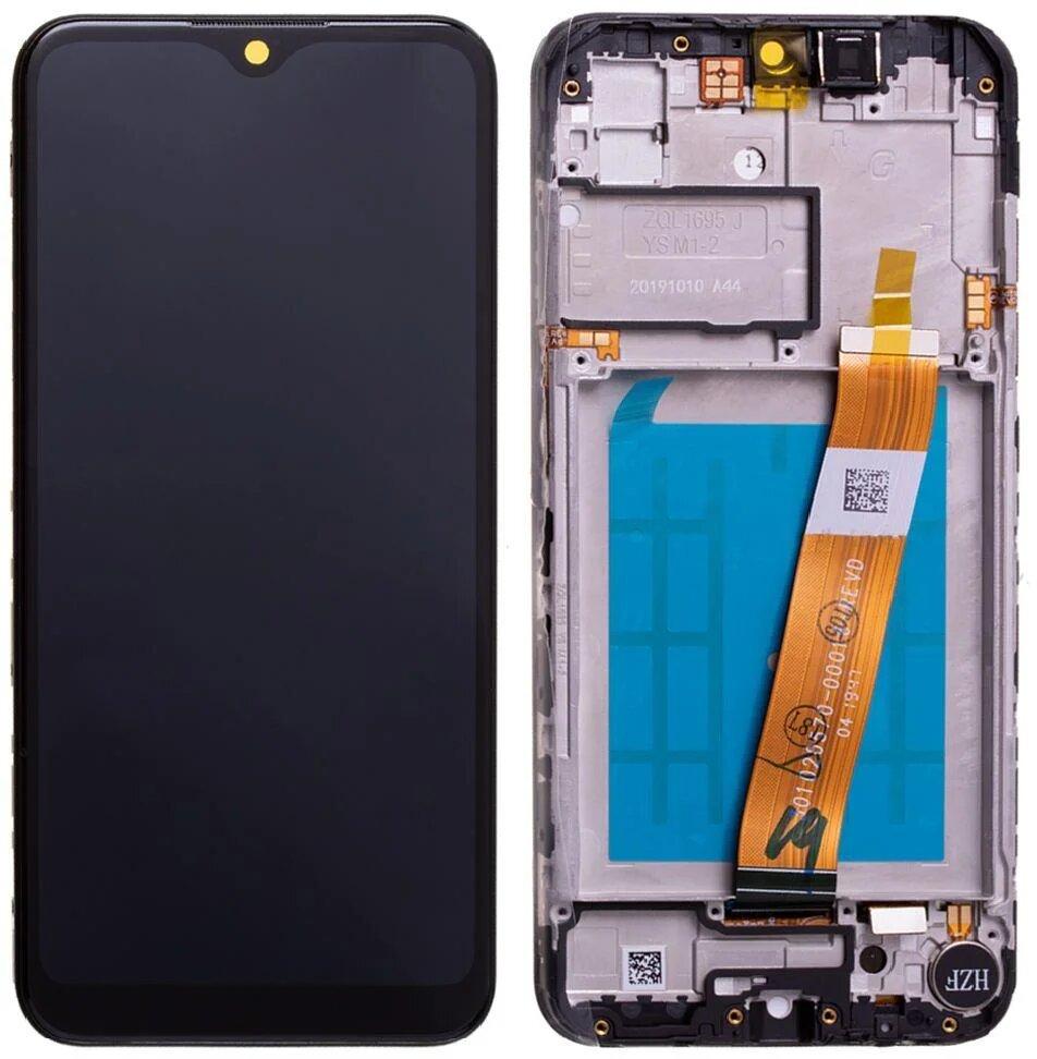 Дисплейный модуль с рамкой Samsung A015 Galaxy A01 Черный – низкие цены ...