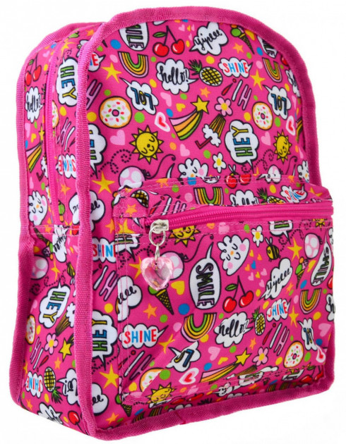 

Рюкзак детский двухсторонний Yes K-32 Rachell Pattern для девочек 23х31х11 см розовый (556849-1)