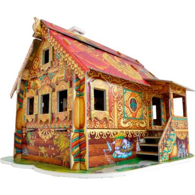 

Сборная модель Умная бумага Изба красная с героями (206-02)