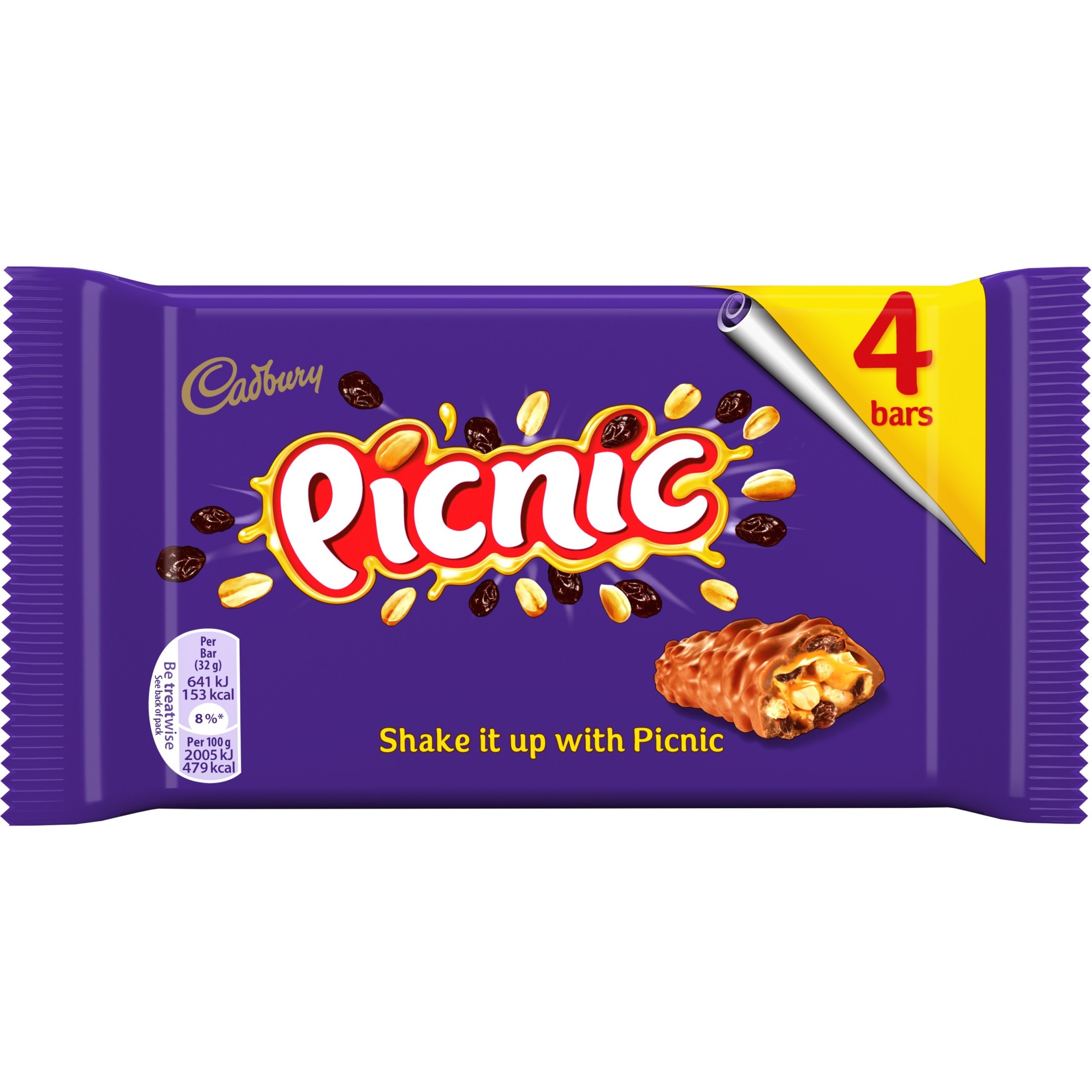 Шоколадный батончик Пикник (Picnic) 35 шт по 38 гр