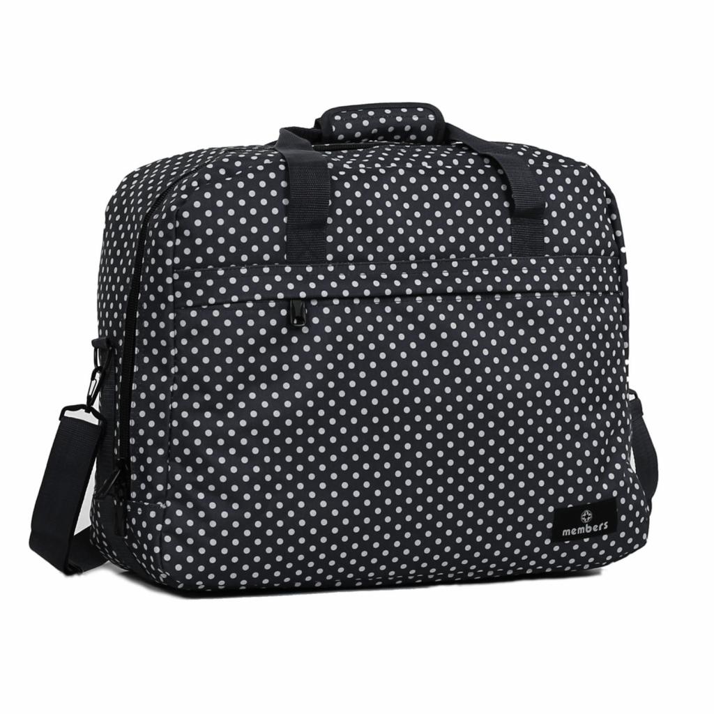 

Сумка дорожная Members Essential On-Board Travel Bag 40 Black Polka (SB-0036-BP)