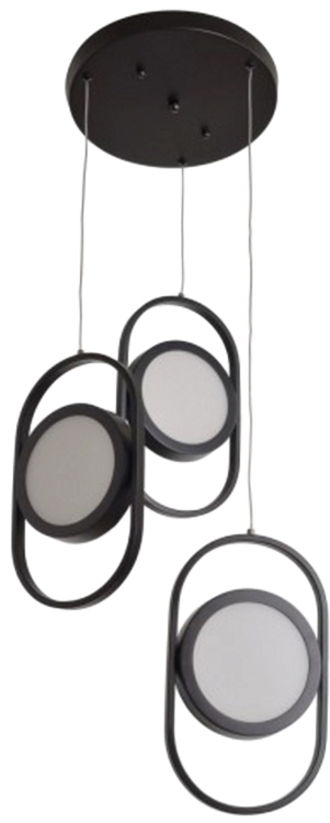 

Люстра Brille BL-886S/3 NW 32W BK (23-969)