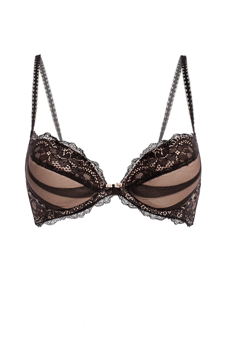 Бюстгальтер push-up Gracija Rim 75B Чёрный/Жареный миндаль~Cleopatra ...