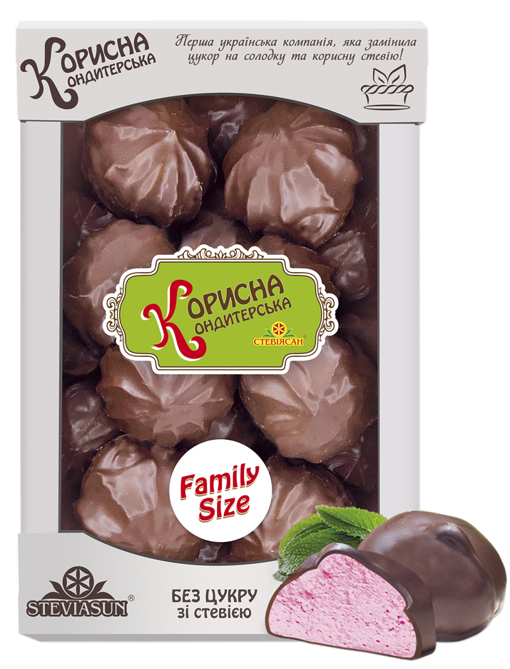 Зефир Корисна Кондитерська В шоколаде со стевией и Асаи Берри Family ...