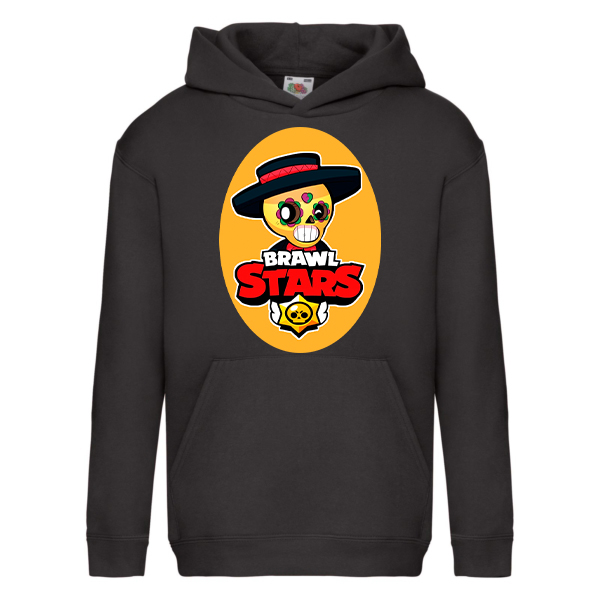 

Худи для девочек Fruit of the Loom Brawl Stars Poko (Бравл Старс Поко) Черный 164 см UB17BD164m