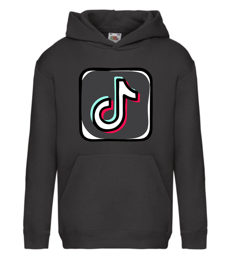 

Худи для девочек Fruit of the Loom Tik Tok (Тик Ток) Черный 164 см CHHUTT4XD164CHR