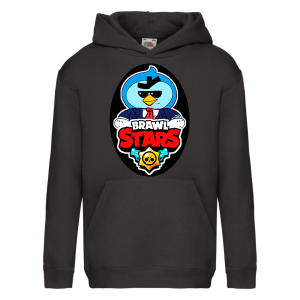 

Худи для девочек Fruit of the Loom Brawl Stars Dr.Pi (Бравл Старс мистер Пи) Черный 164 см UB20BD164m