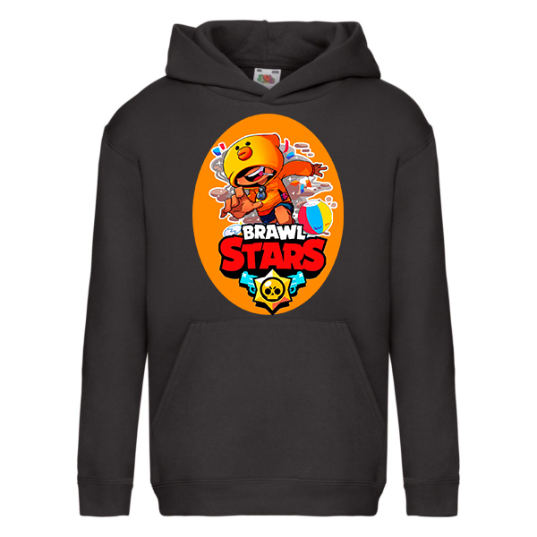 

Худи для девочек Fruit of the Loom Brawl Stars Leon (Бравл Старс Леон) Черный 164 см UB16BD164m