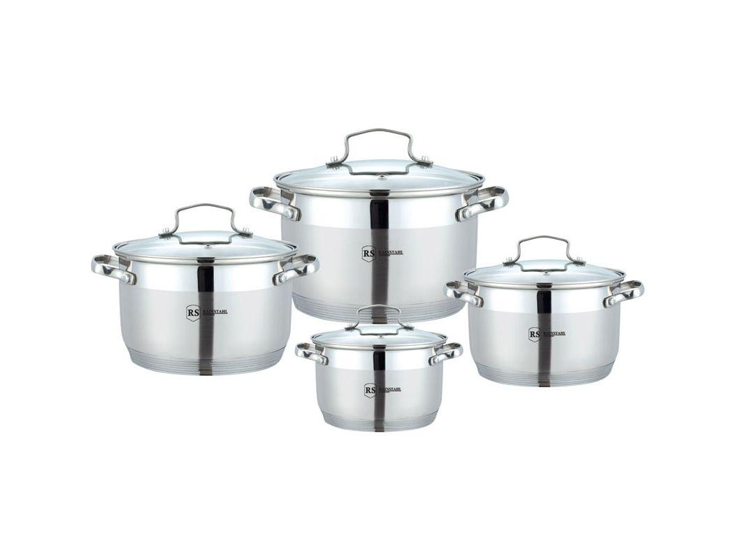

Набор кастрюль 8 предметов Rainstahl RS-1855-08