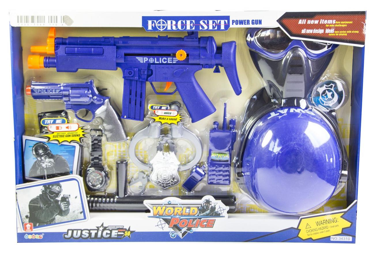 

Детский набор полицейского Toys SWAT с каской и маской (34310) (ftsd-525)