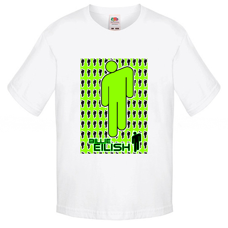 

Футболка для мальчика Fruit of the Loom Билли Айлиш (Billie Eilish) Белый 140 см SYRBE3B140B