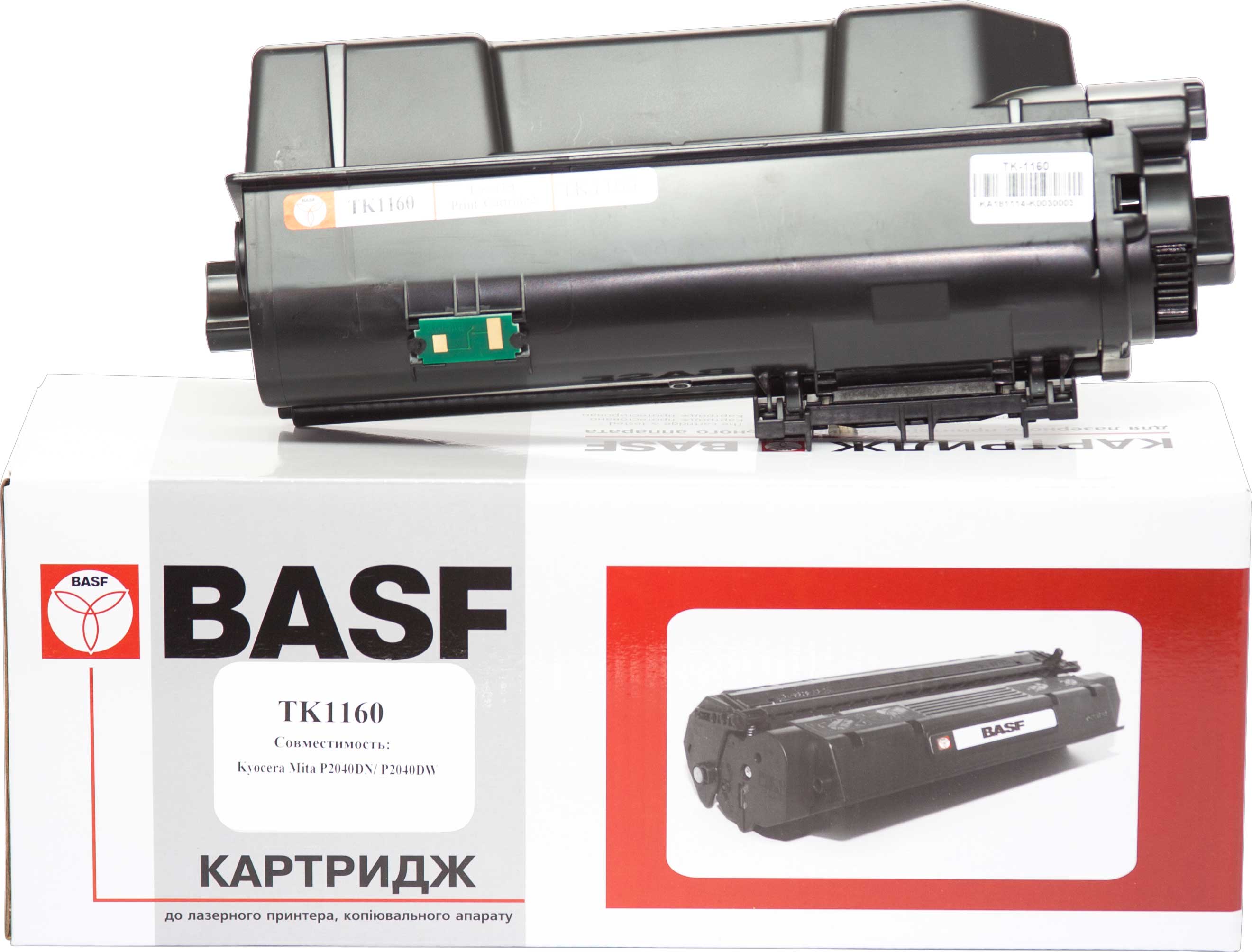 Картридж для Kyocera Ecosys P2040, P2040dn, P2040dw BASF TK-1160 Black ...