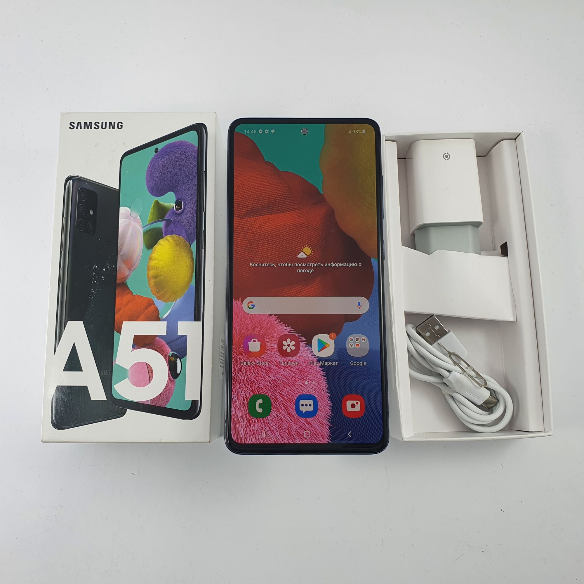Samsung Galaxy A51 128 GB Black (2B00004937) – низькі ціни, кредит ...