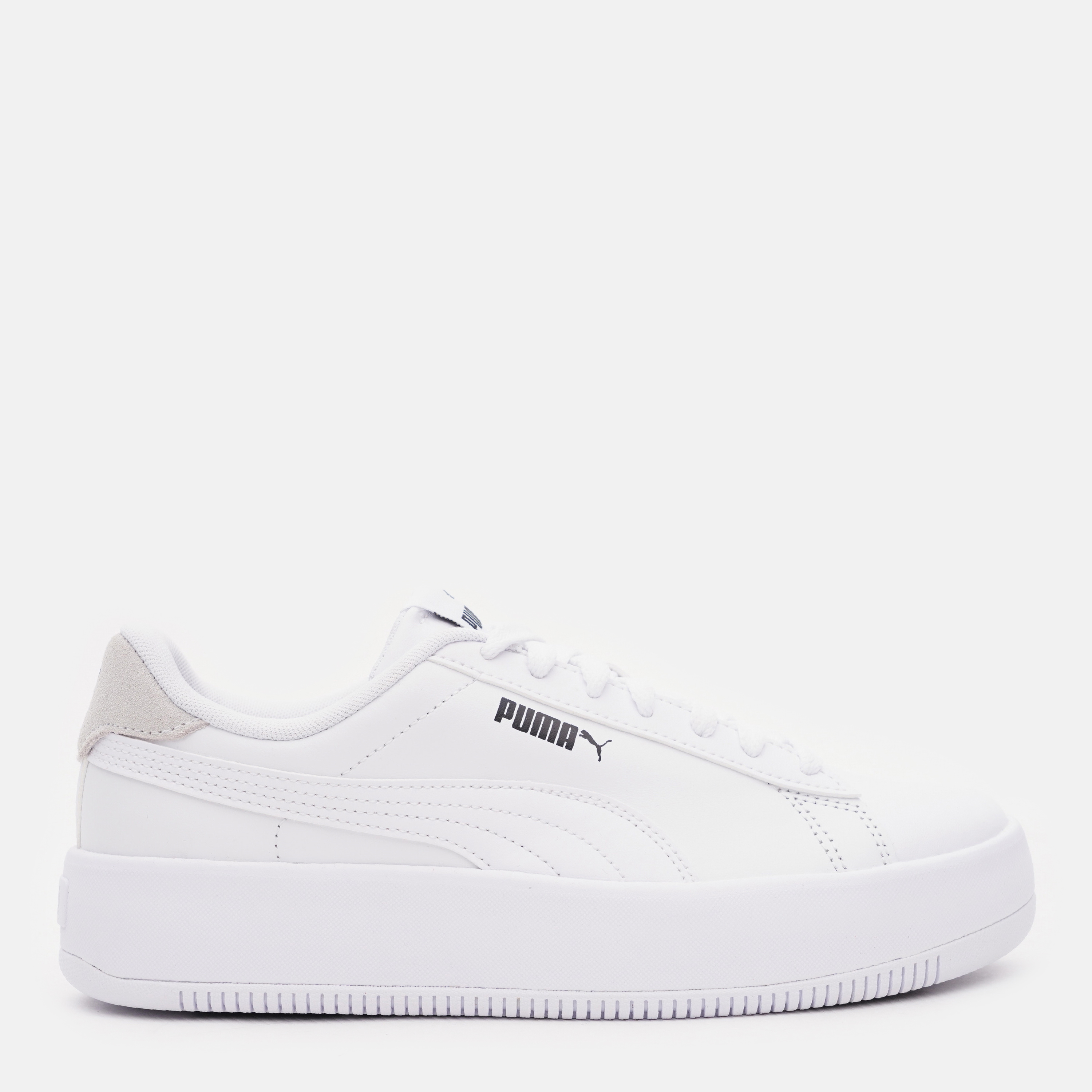 Puma platform discount white and black