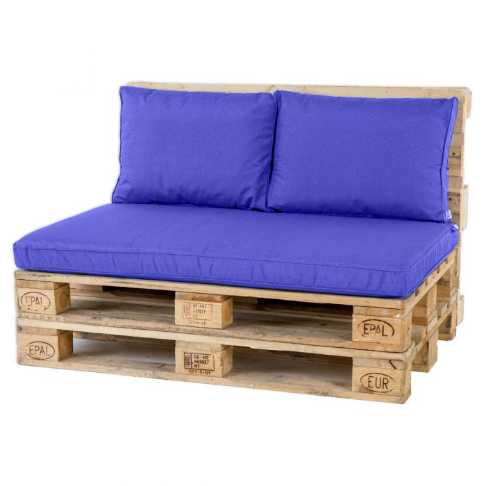 

Комплект подушек для мебели из поддонов Арт Деко Текстиль Kraft 1200x800x80 Синий