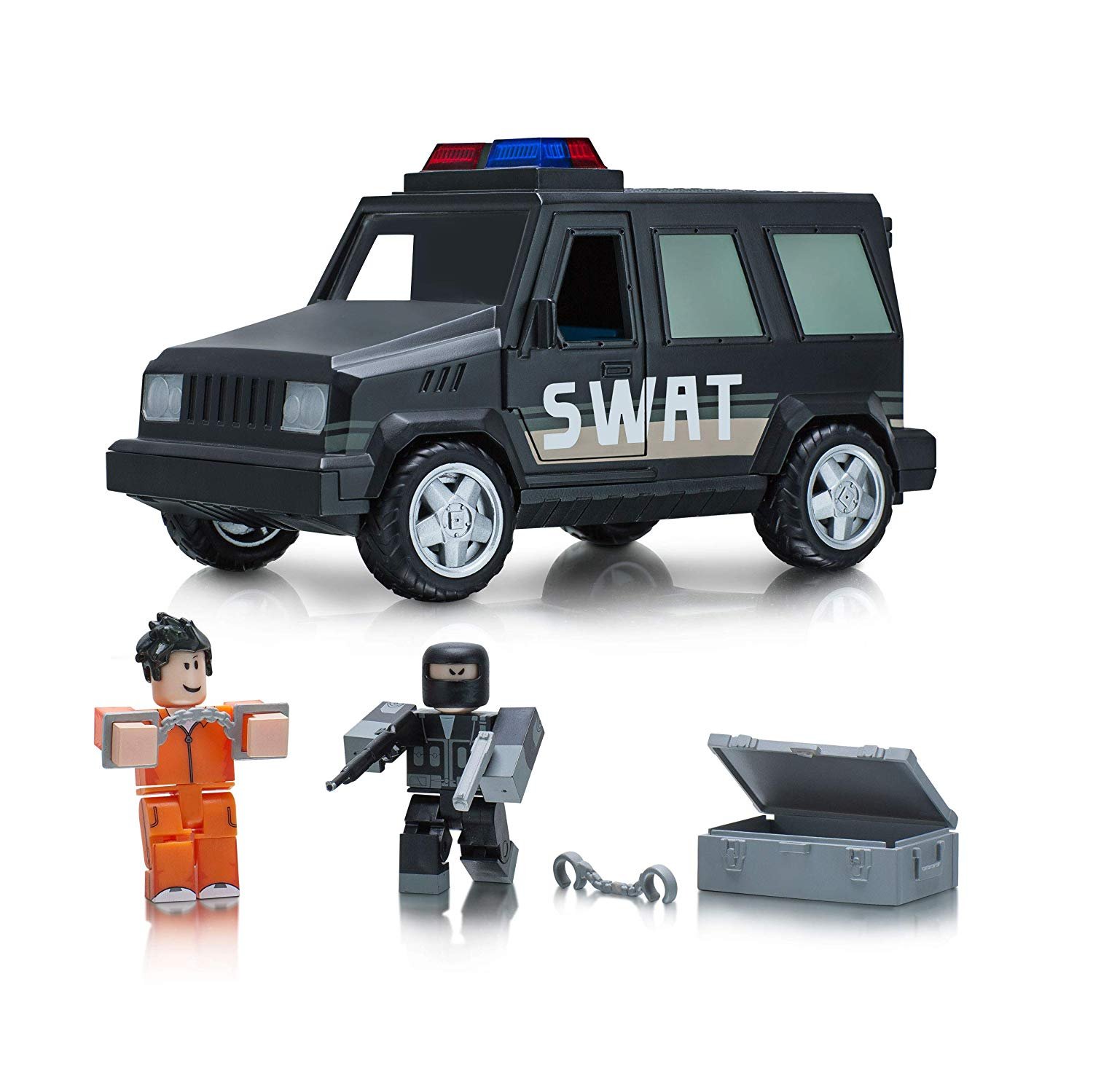 

Игровая коллекционная фигурка Jazwares Roblox Feature Vehicle Jailbreak: SWAT Unit W4, набор 2 шт.