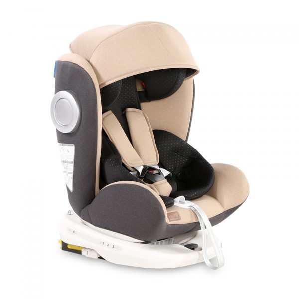 

Автокресло Lorelli LUSSO SPS ISOFIX (0-36кг) (beige/black)