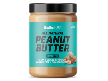 

Арахисовое масло BiotechUSA Peanut Butter 400 грамм Вкус Кремовый