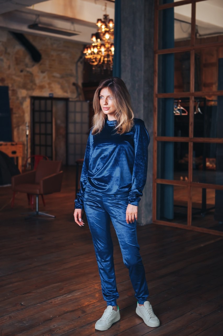 

Спортивный костюм MNBG Velvet М(взрослый) синий