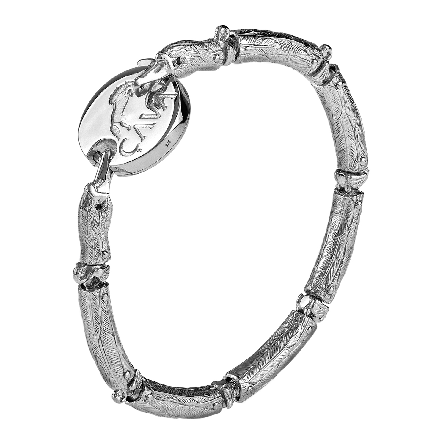 

Срібний браслет либідь 17 cava.cool