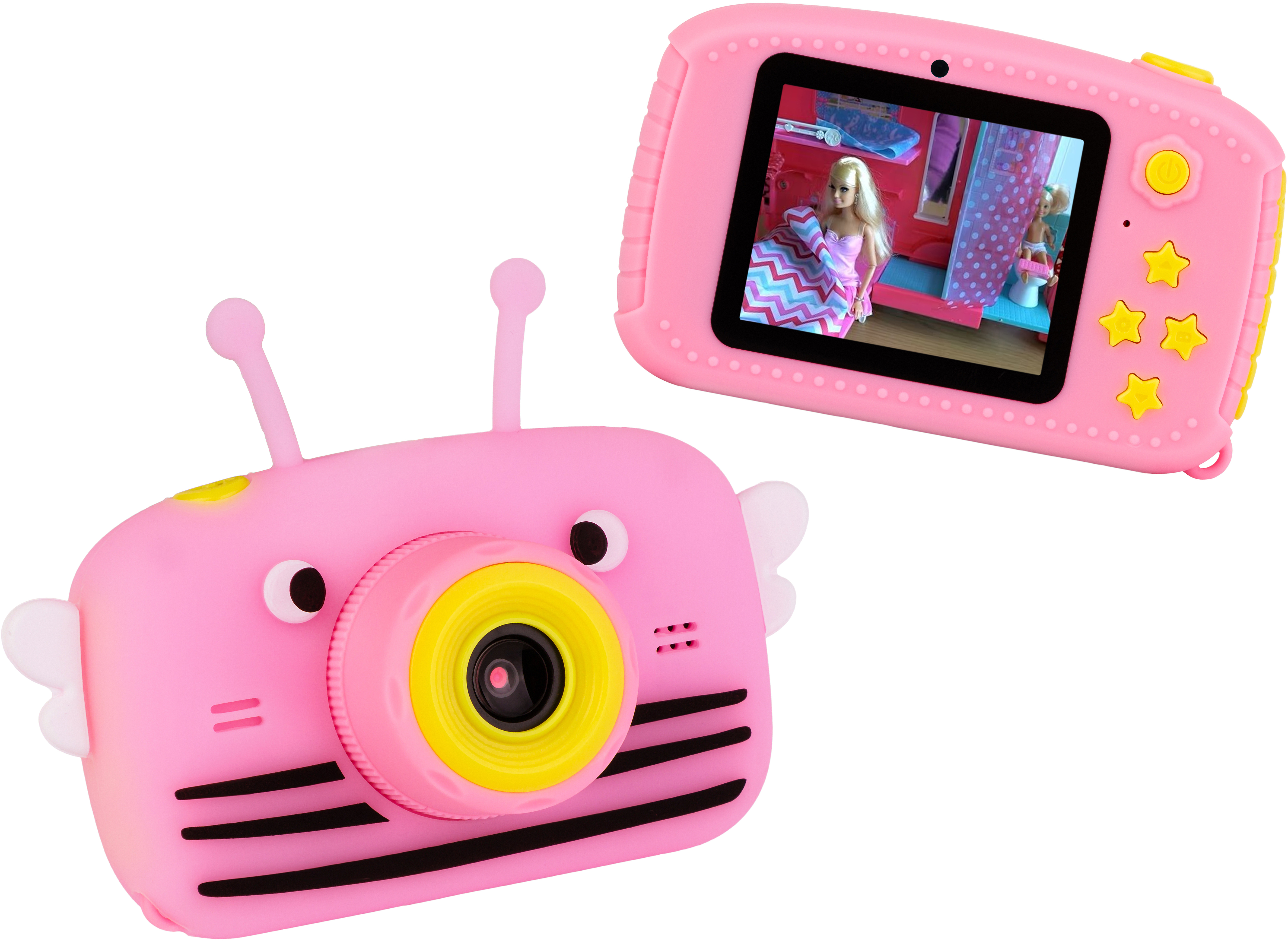 

Цифровой детский фотоаппарат Atrix Tiktoker 1 Dual Cam 20MP 1080p pink (cdfatxtt1p)