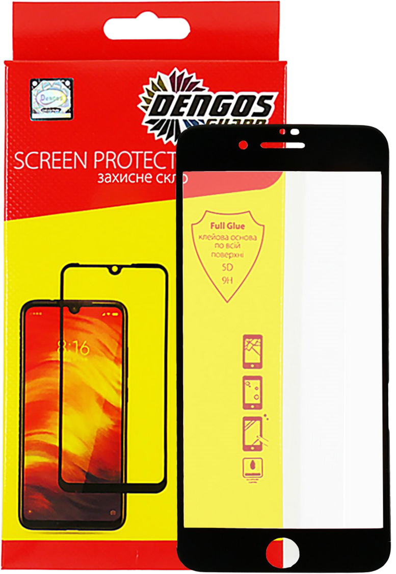 

Защитное стекло DENGOS для Apple iPhone SE 2020 Black (TGR-56)
