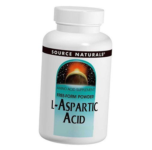Аспарагінова кислота, L-Aspartic Acid, Source Naturals 100г (27355007 ...