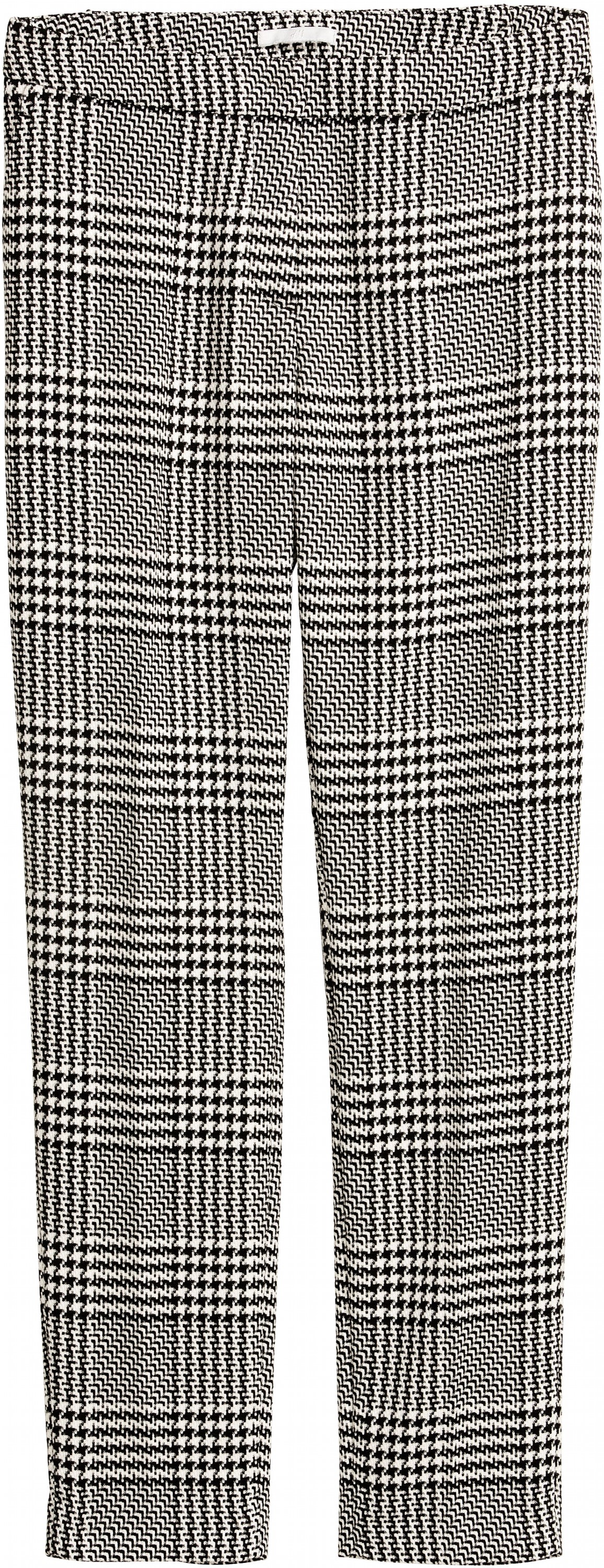 

Брюки H&M 4591446 32 Черные с белым