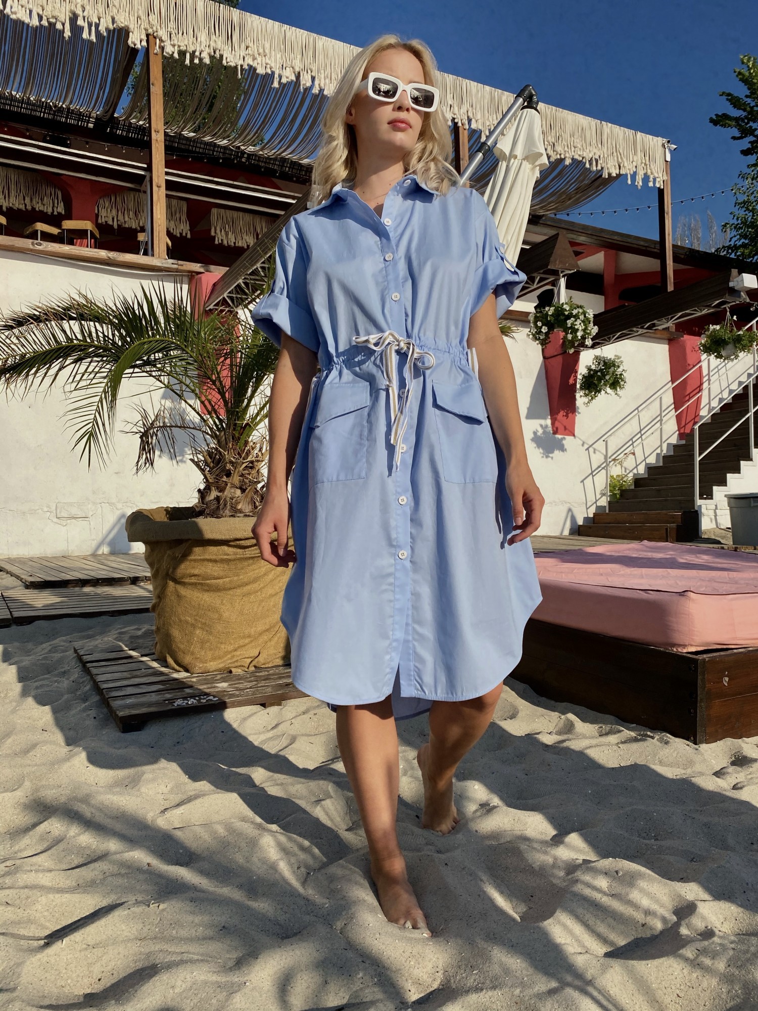 

Платье A.R.T.O. Голубое  20296, Платье A.R.T.O. Голубое One Size 20296