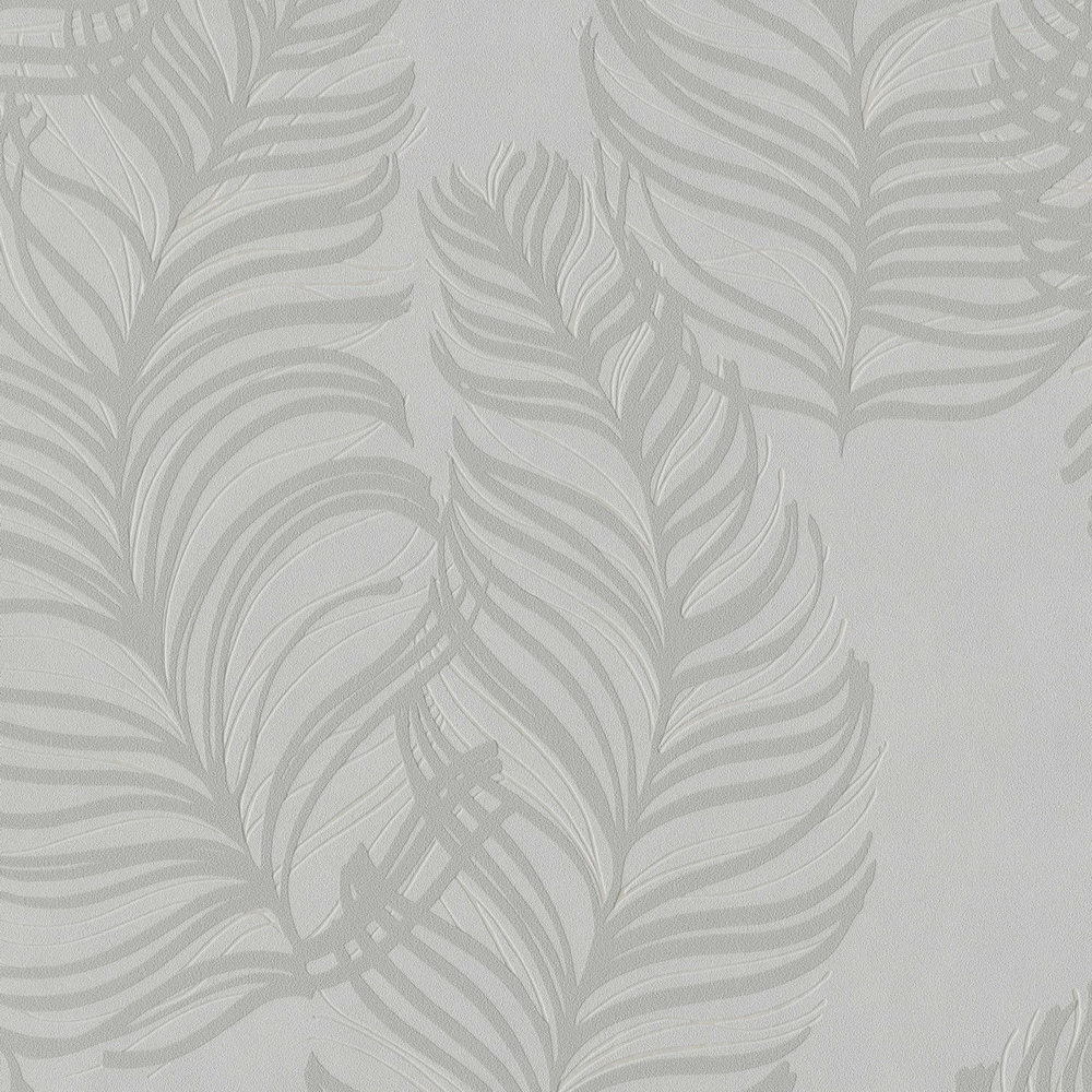 

Обои BN International Finesse 219732 листочки серые 0,53 х 10,05 м