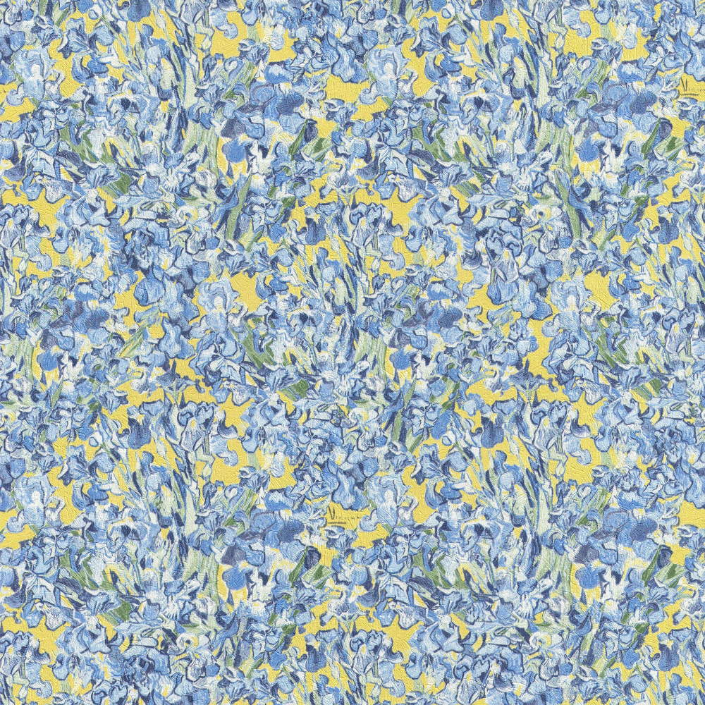 

Обои BN International Van Gogh 17150 ирисы синие 0,53 х 10,05 м
