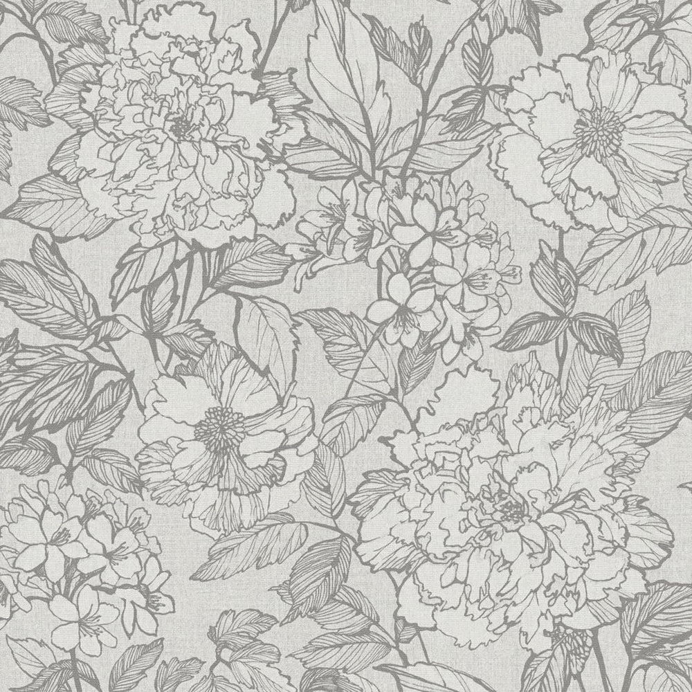 

Обои Dekens Stylish 653-08 пионы серые 0,53 х 10,05 м