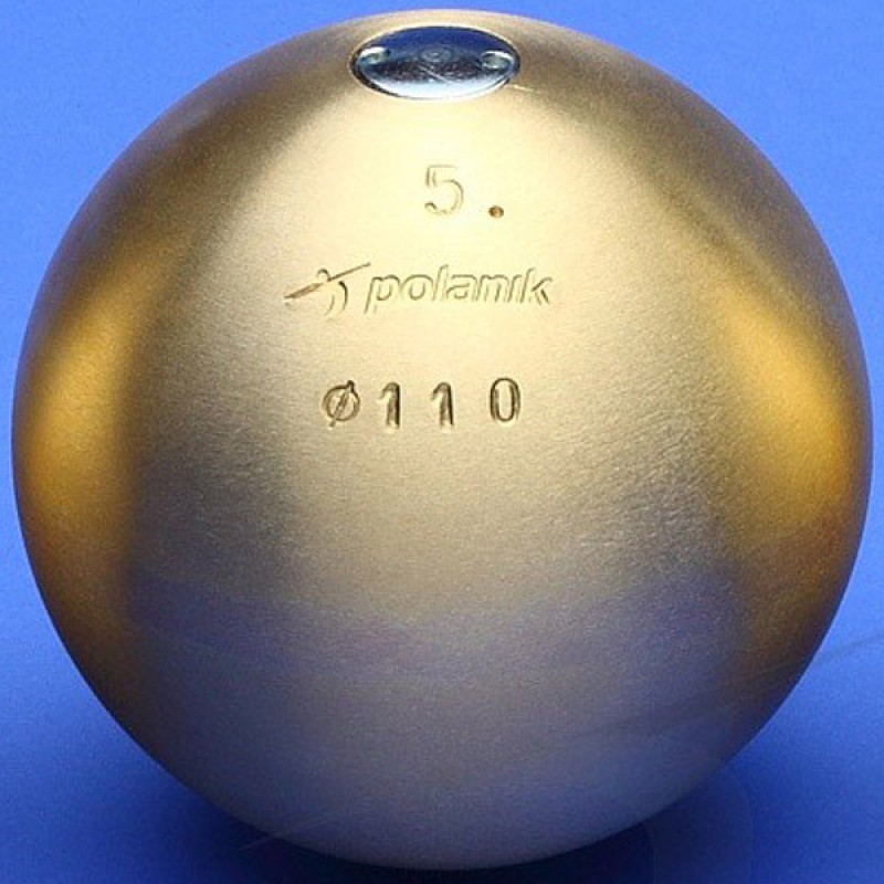 

Ядро соревновательное Polanik Brass 5 кг, код: PK-5/110-M