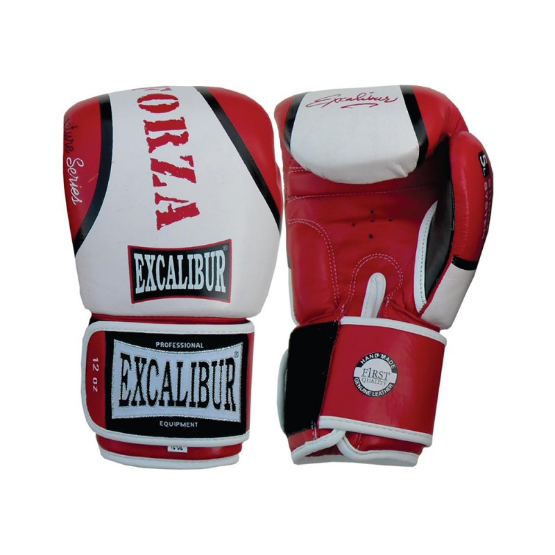 

Перчатки боксерские Excalibur Forza 12oz белый/красный, код: 550-05/12