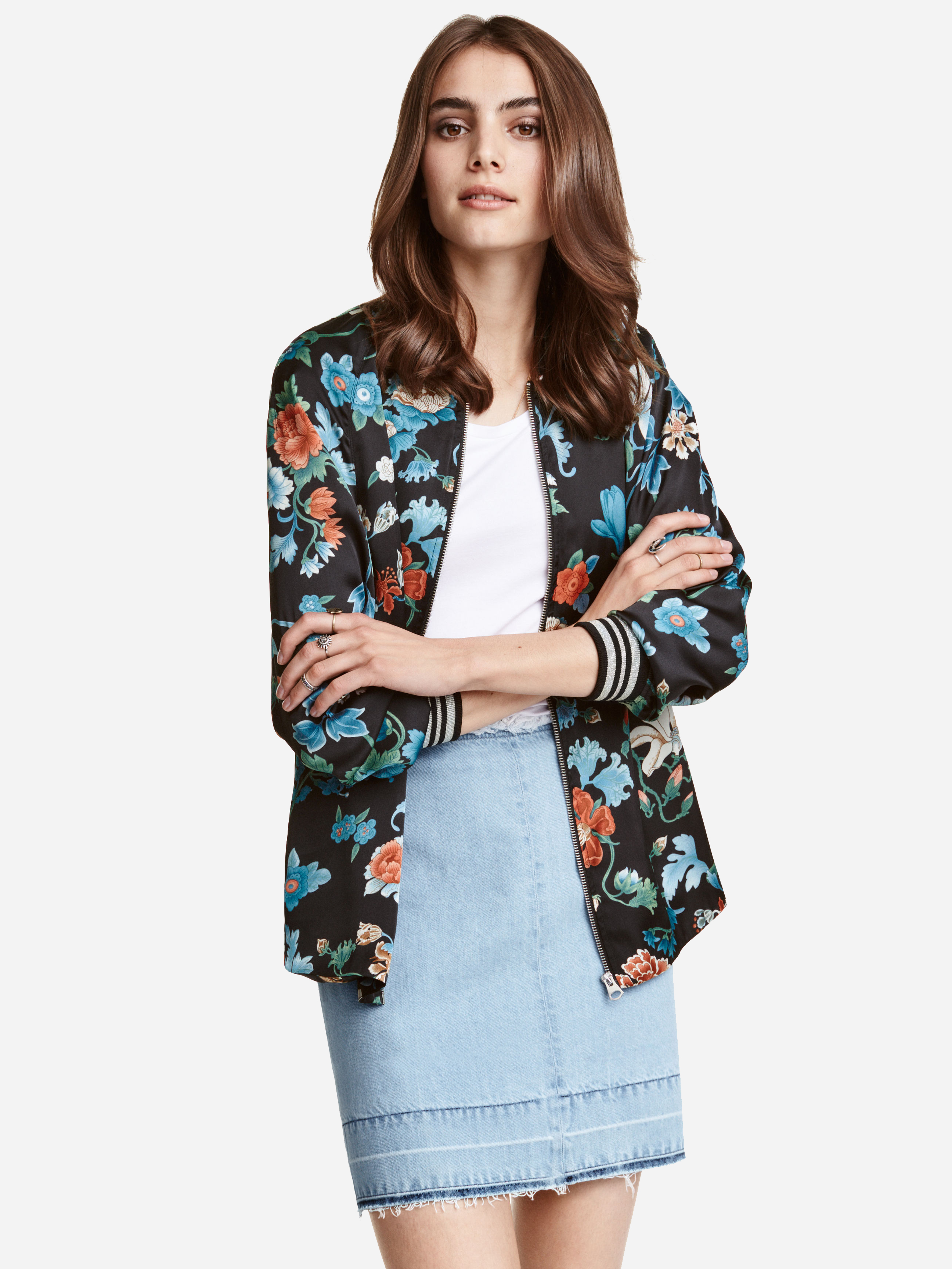 

Бомбер H&M 4047594 34 Черный