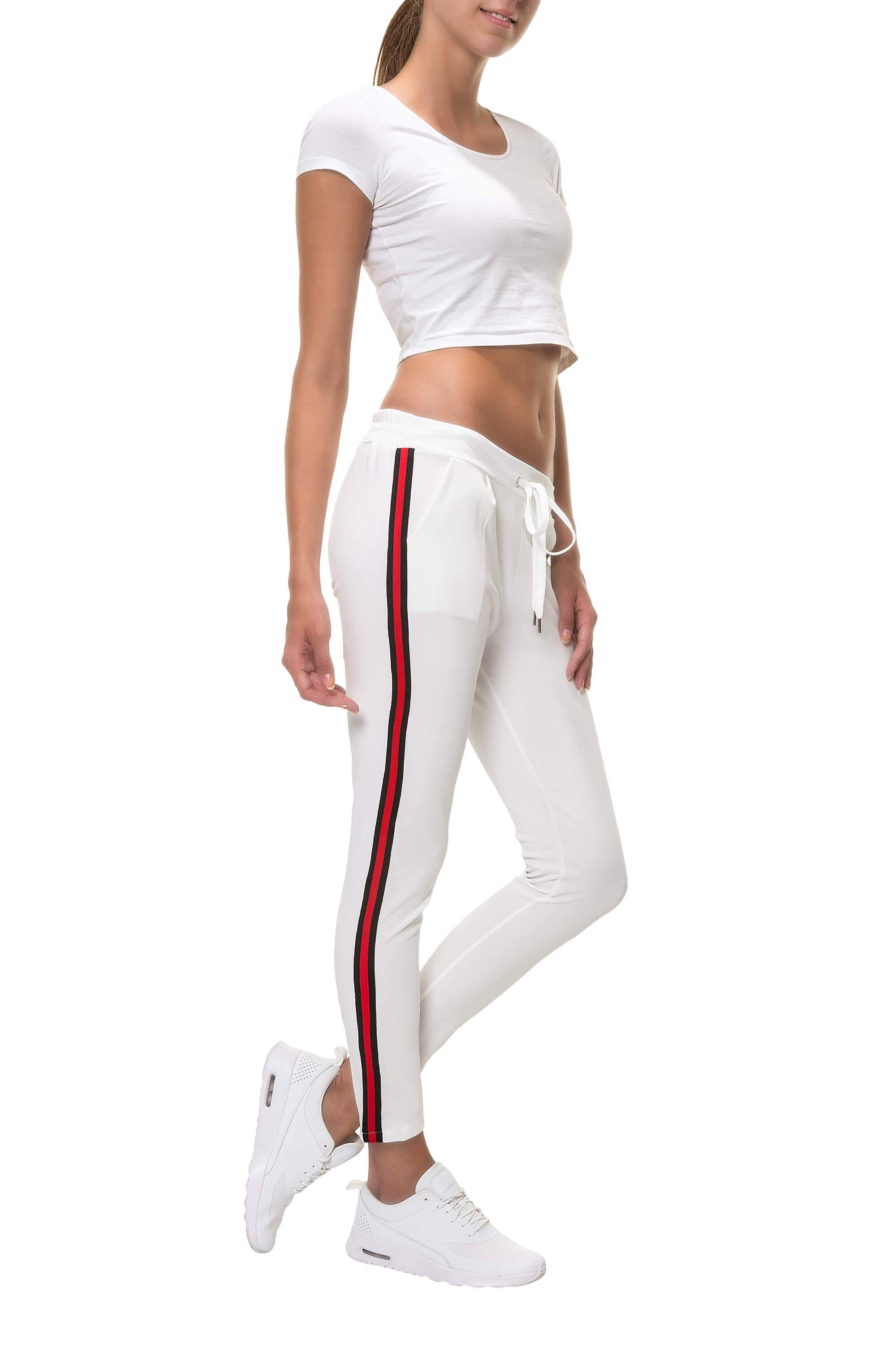 

Спортивные штаны Hachiro White/Black-Red S белый