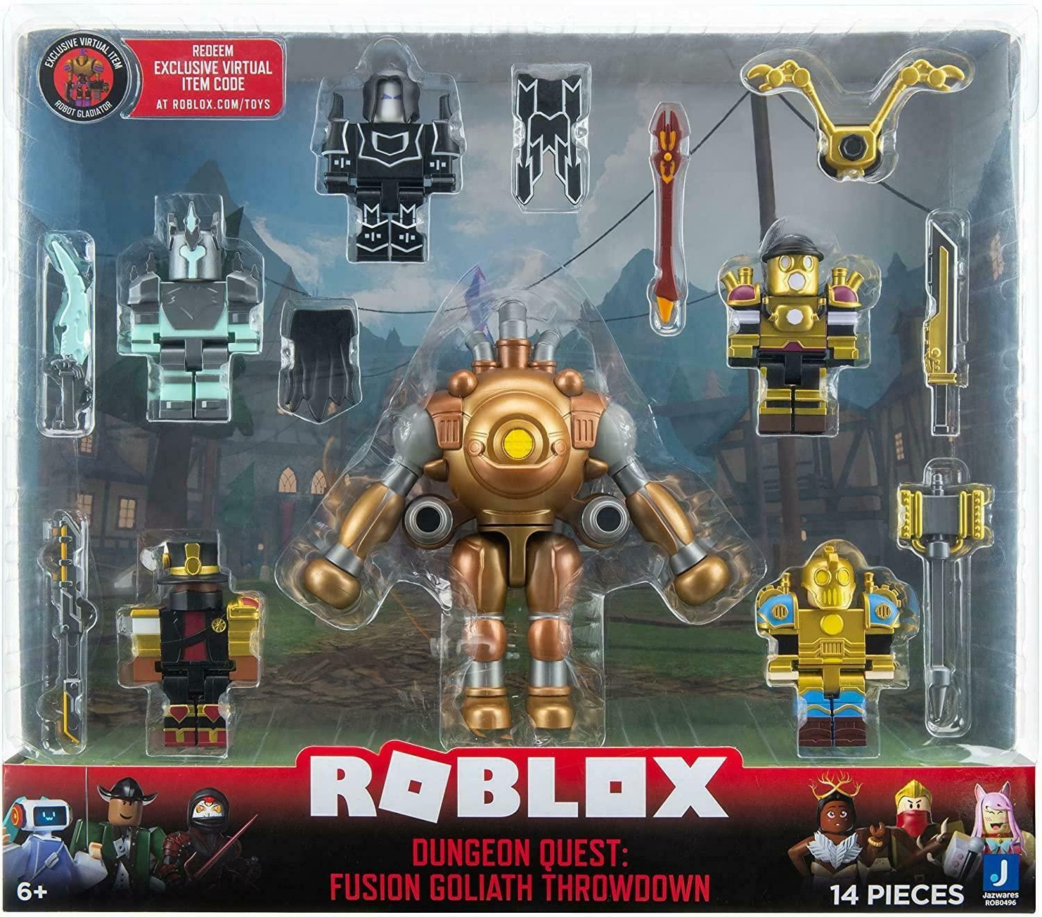 Roblox Игровой набор Jazwares Environmental Set Dungeon Quest: Fusion  Goliath Throwdown W10 – фото, отзывы, характеристики в интернет-магазине  ROZETKA от продавца: IP2HOUSE | Купить в Украине: Киеве, Харькове, Днепре,  Одессе, Запорожье, Львове