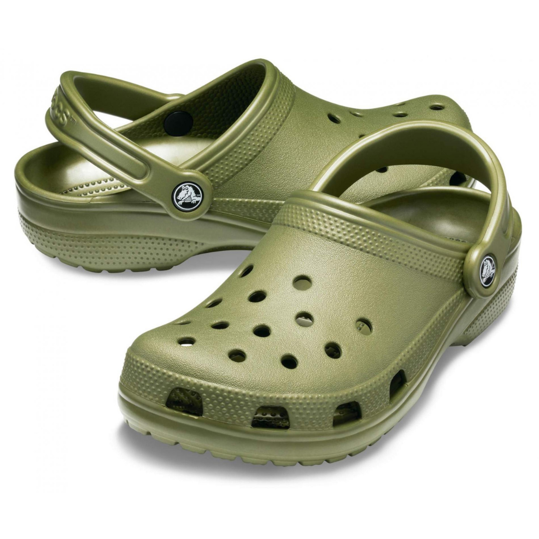 Crocs classic hot sale army green