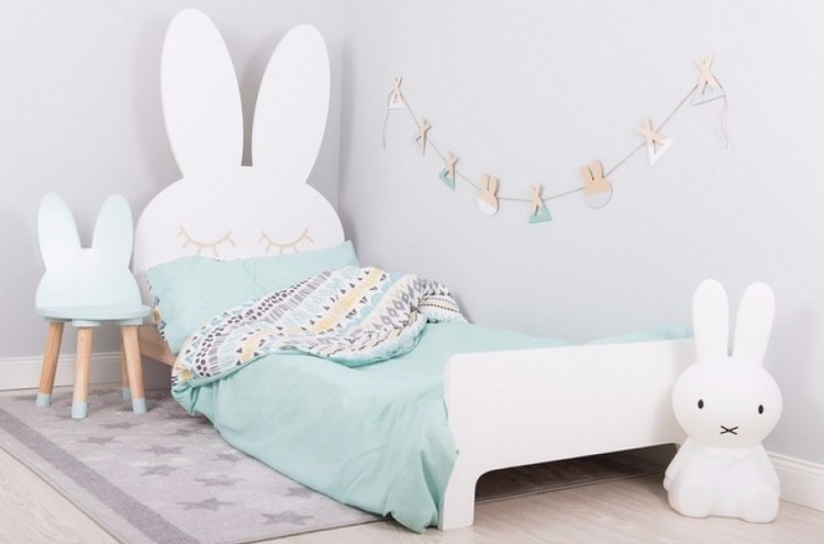 

Кровать детская Зайка FOREST KIDS 160*80 см белая