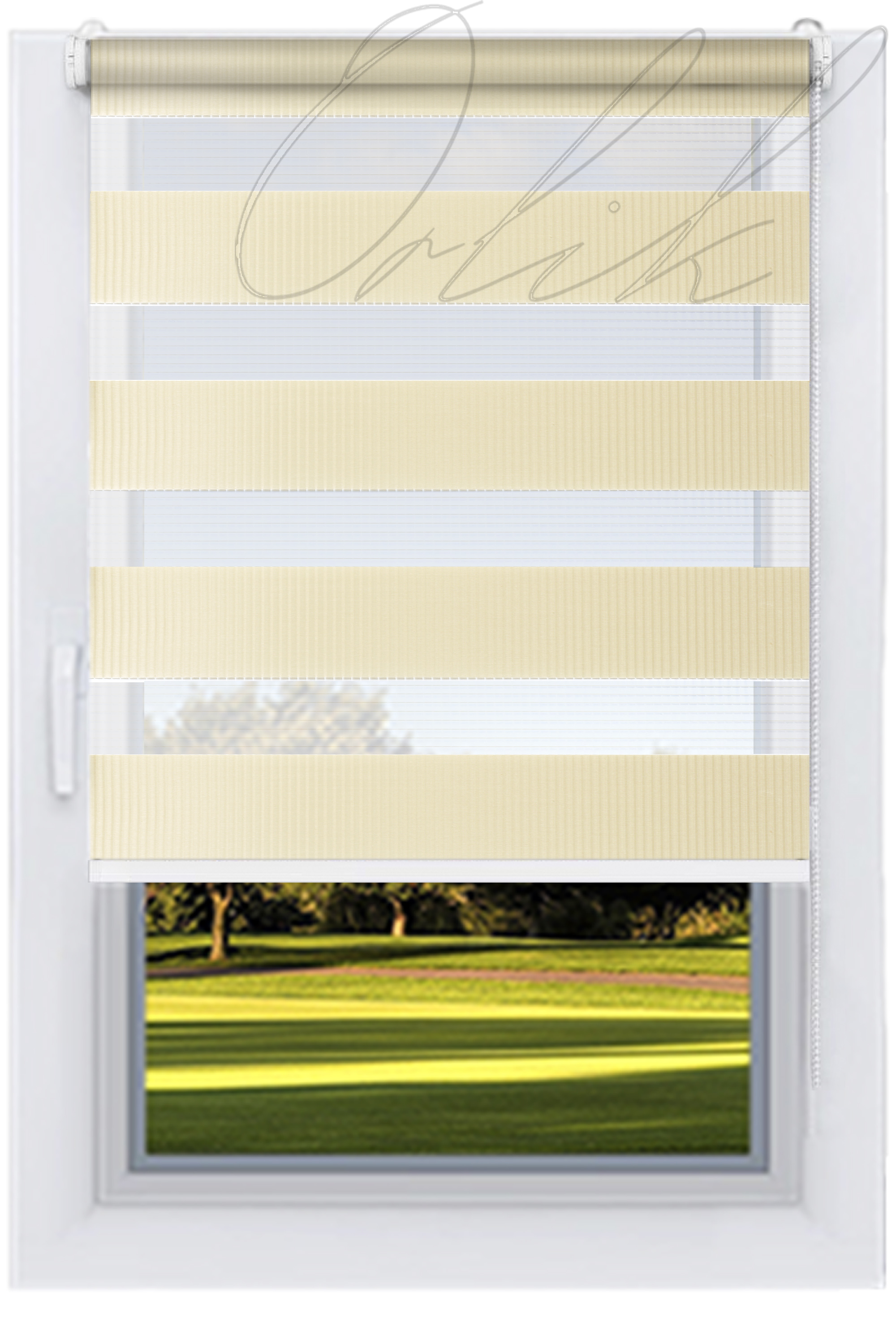 

Ролета тканевая DECOLUX 130 х 200 Серия, ZA, круассан, мини 19, белый