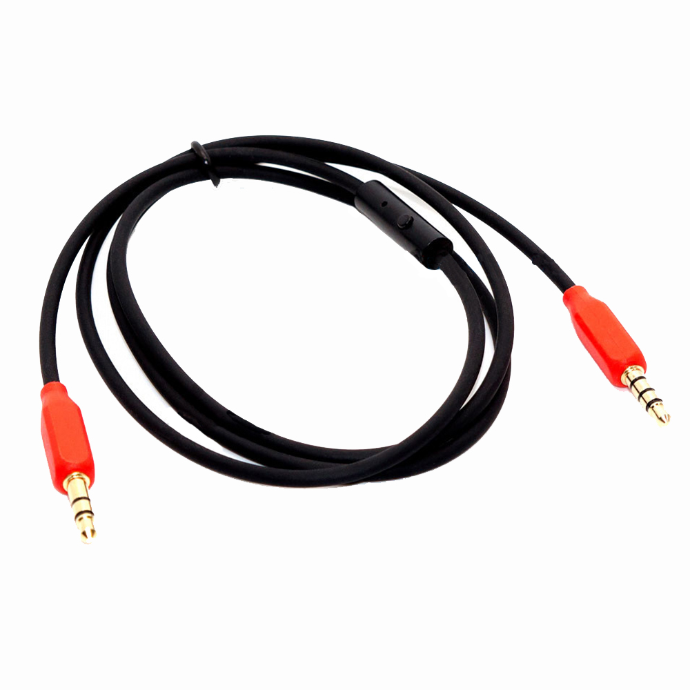 Кабель AUX HOCO UPA12 + Микрофон 3 pin 1М Надежный Красный – низкие ...